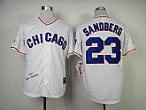 Chicago Cubs #23 Sandberg White 1968 Mitchell And Ness Throwback Stitched MLB Jersey Sanguo,baseball caps,new era cap wholesale,wholesale hats